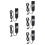 5Pcs Quiet Electric Recliner Chair Remote Control Black ABS Material 4