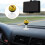 4Pcs Yellow ABS Car Compass with Suction Cup Portable Dashboard Mount 11
