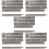 5Sets Durable Steel Letter and Number Punch Set for Projects 8