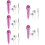 5Pcs Portable Microphone Plastic Tiny Mic for Voice Recording 8