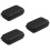 3Pcs Black Eva Plastic Cigar Case Stylish Portable 8