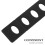 100Pcs Kitchen Guards Plastic Covers Black for Home Use 7