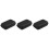 3Pcs Black Eva Plastic Cigar Case Stylish Portable 5