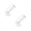 2Sets Stainless Steel and Ceramic Kitchen Skewer Stand Silver Bbq Rack 8