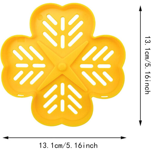 Egg Separator for Baking with Quick Yolk Separation and Easy Grip Design, Yellow 1
