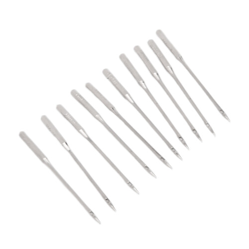 Heavy Duty Sewing Machine Needles Universal Sewing Machine Needles 100 Pcs Sharp Sewing Machine Needles Improved Work Efficiency Flat And Round 2