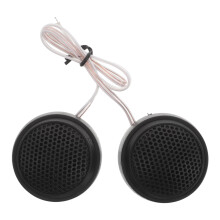 1Paire Tweeters Piezo Plastique Alliage Noir Pour Haut-Parleurs Auto