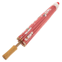 3Pcs Multi-Color Handmade Oiled Bamboo Paper Umbrella Japanese Decor