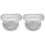 2Sets Silver Flat Mouth Exhaust Adapter Plastic Connector for Ac Use 4