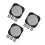 3Pcs Black Square Speaker Grill Cover Iron Plastic Mesh for Car Audio 5