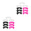 18Pcs Assorted Color Acrylic Nail Soak Bowls Plastic Nail Removal Tool 6