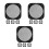 3Pcs Black Square Speaker Grill Cover Iron Plastic Mesh for Car Audio 6