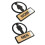10Pcs Acrylic Bathroom Signs Multi Adhesive for Offices 2