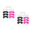 18Pcs Assorted Color Acrylic Nail Soak Bowls Plastic Nail Removal Tool 9
