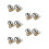 10Pcs Acrylic Bathroom Signs Multi Adhesive for Offices 8