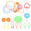 60Pcs Outdoor Bubble Tools Assorted Color Large Bubble Makers 1