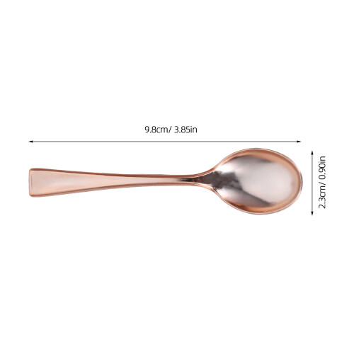 100Pcs Cake Rose Gold for Elegant Events 1