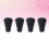 8Pcs Black Rubber Pole Tips for Trekking Poles Non-Slip Accessories 8