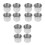 12Pcs Universal Stainless Steel Sofa Cup Holder Insert for Daily Use 4