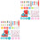 2Sets Colored Plastic Dough Tools Kids Clay Molding Kit for Playtime 3