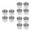 12Pcs Universal Stainless Steel Sofa Cup Holder Insert for Daily Use 5