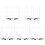 250Pcs Blue Eyebrow Positioning Ruler PVC Stencil for Perfect Makeup 4