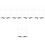 250Pcs Blue Eyebrow Positioning Ruler PVC Stencil for Perfect Makeup 6