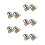 10Pcs Acrylic Bathroom Signs Multi Adhesive for Offices 9