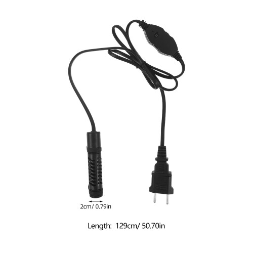 Energy Efficient Black Plastic Heater for Fish and Turtle Tanks 1