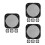 3Pcs Black Square Speaker Grill Cover Iron Plastic Mesh for Car Audio 8