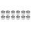 12Pcs Universal Stainless Steel Sofa Cup Holder Insert for Daily Use 8