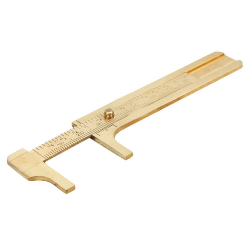 Εργαλείο μέτρησης ορείχαλκου Vernier Caliper, υψηλής ακρίβειας, διπλής κλίμακας, 1