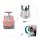 Εξάχνωση Γυαλί Mason Jar Tumbler Press Αντικατάσταση Θερμαντήρα Θερμαντική Μηχανή Πρέσας 4