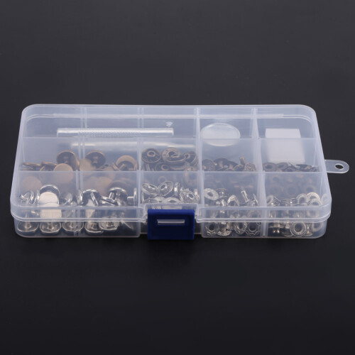 Stainless Snaps Buttons Snap Button Installation Tools Leather Snap Fastener Kit Multipurpose Snap Fasteners Corrosion And Rust Resistant Snap 2