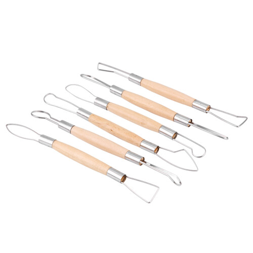 Double Ended Tools for Sculpture, Modeling Tools Carving Sculpting Tool for Craft Projects, Sculpting Tools for Clay Pottery Craft Tools Wax 1