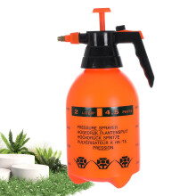 Water Spray Bottle 2L Orange with Adjustable Nozzle and Comfort Grip for Garden Plants and Cleaning