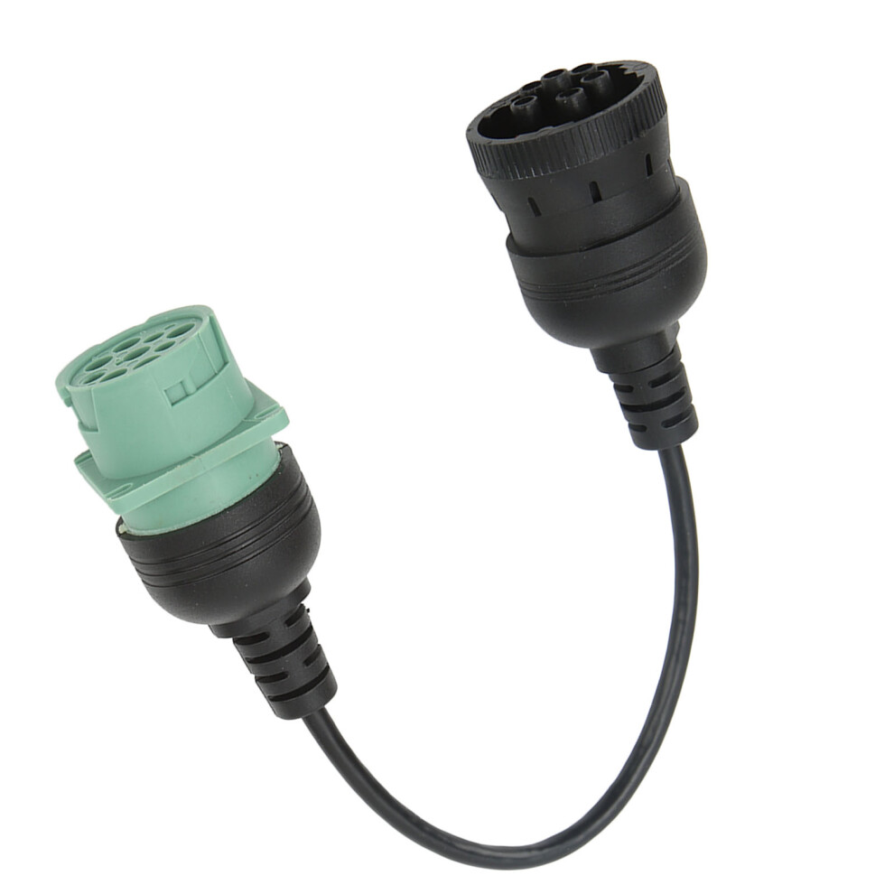 9P J1939 To 6P J1708 Diagnostic Cable Truck Abs Plastic High Flexibility 7891380956734