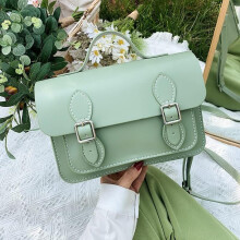 PU Leather Handbag Kit with Tools, BeginnerFriendly DIY Purse Sewing Set with Video Guide Green