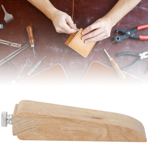 Hand Sanding Block For Leather And Wood, Reliable Wooden Wedge With Triangular Shape Solid Beech Wood Support And Stabilize Leveling Structures 2