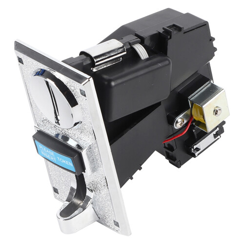 Electronic Coin Acceptor High Accuracy Genuine Fake Detection Advanced CPU Technology Multi Currency Identification Gaming Machine Compatible Three 1