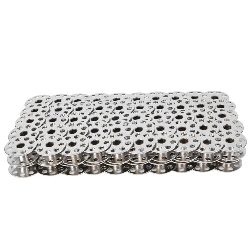 Handmade Patch Clothes Bobbin Set Metal Sewing Machine Bobbins with Shuttle Holder Stop Spinning Quickly Prevent Thread Tangling Compact Size 1