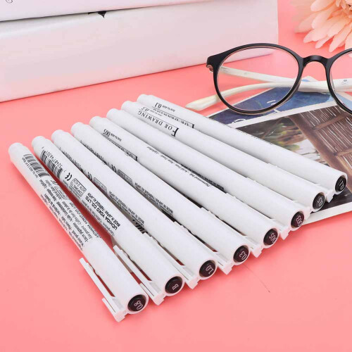 Precision Drawing Instrument For Detailed Work, Smooth Writing With Fine Tip And Brush Tip Technology, Quick Drying Technical Drawing Pen For 2