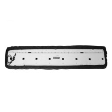 Custodia in poliestere nera per pianoforte da 61 tasti con cordoncino regolabile, dimensioni 100x42cm