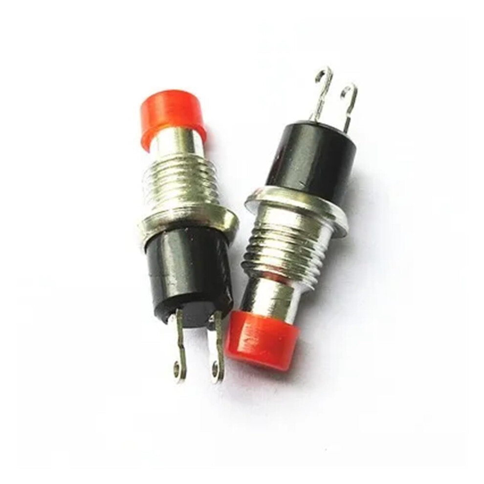 5Pcs Red Momentary Push Button Switch 6.8Mm 110V Quick Reset Nolock Safety Feature 9365369687653