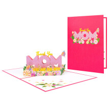 Handmade Floral Mother's Day Greeting Card for Mom – Unique Heartfelt Gift