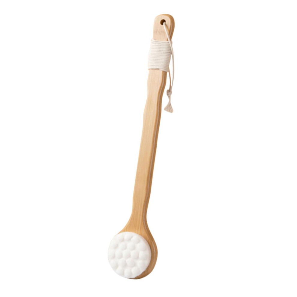 Ergonomic Long Handle Shower Brush and Back Scrubber for Gentle Exfoliation and Deep Cleaning