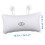 Bath Pillow with SlipResistant Suction Cups, Inflatable Spa Neck Support, Breathable Mesh, White 2