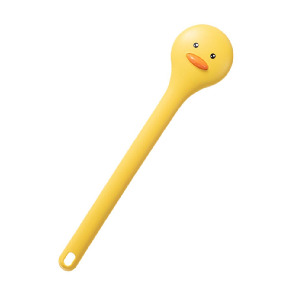 Long Handle Bath Brush with Soft Bristles for Gentle Exfoliation and Back Scrubbing, Yellow
