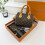 (Brown) Classic pillow bag complete package 1