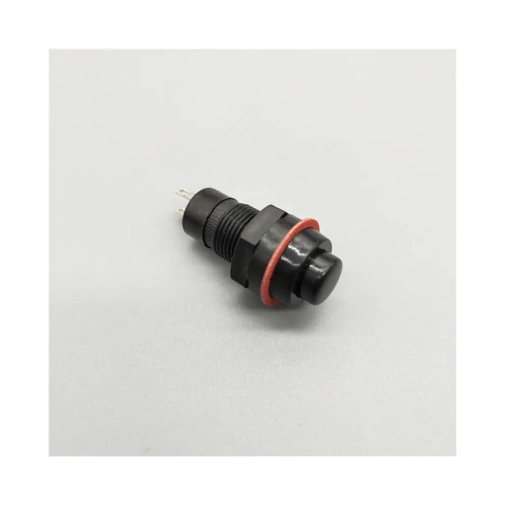 6Pcs 12Mm Ds211 Selflocking Push Button Switch 1A 250V Ac 2 Pin Black For Electronics 9365369689398